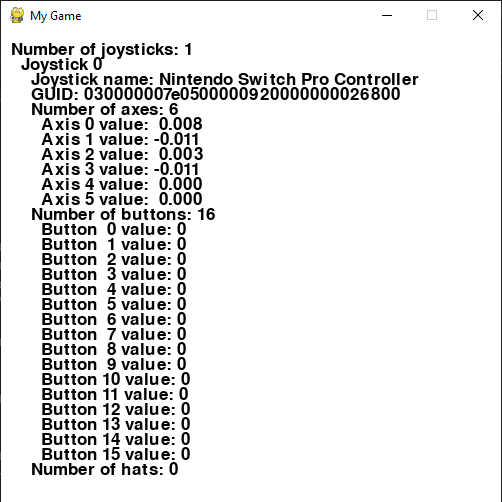 joystick module example
